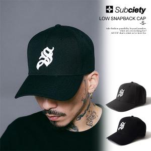 サブサエティ キャップ SUBCIETY LOW SNAPBACK CAP -S- メンズ ベースボールキャップ スナップバック 送料無料 ストリート｜artif