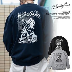 ナインマイクロフォンズ スウェット NINE MICROPHONES SWEAT-Pray with