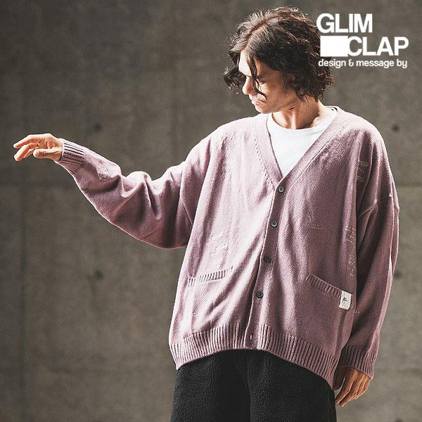グリムクラップ カーディガン GLIMCLAP Sprinkled embroidery desig...