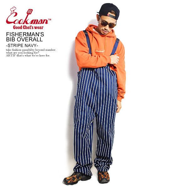 COOKMAN クックマン オーバーオール FISHERMANS BIB OVERALL STRIP...