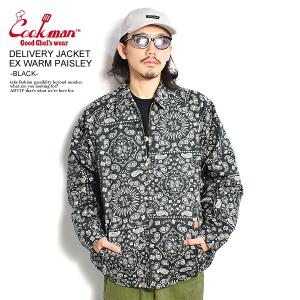 COOKMAN（クックマン） Delivery Jacket EX Warm Stripe Black
