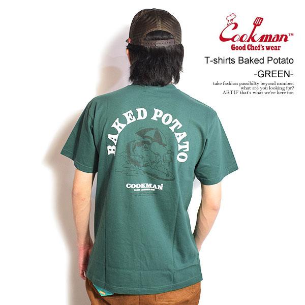 クックマン Tシャツ COOKMAN T-shirts Baked Potato -GREEN- メ...