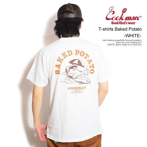 クックマン Tシャツ COOKMAN T-shirts Baked Potato -WHITE- メ...