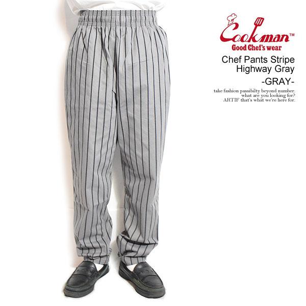 クックマン パンツ COOKMAN Chef Pants Highway Gray -GRAY- メ...