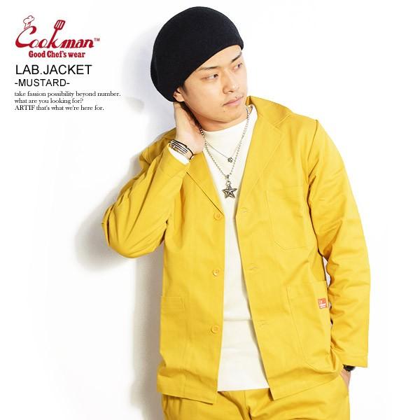 COOKMAN クックマン ジャケット LAB JACKET MUSTARD メンズ レディース 男...