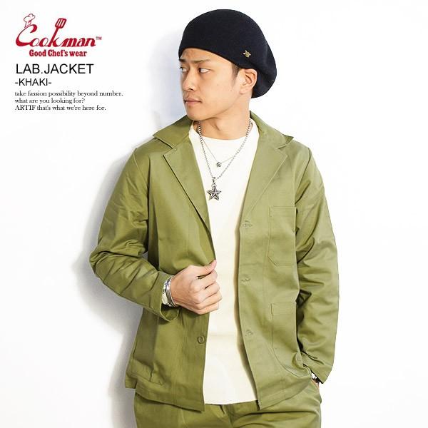 COOKMAN クックマン ジャケット ラボジャケット LAB JACKET KHAKI メンズ レ...