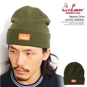 クックマン ニットキャップ COOKMAN Beanie Olive -OLIVE GREEN- メンズ ニット帽 ビーニー｜artif