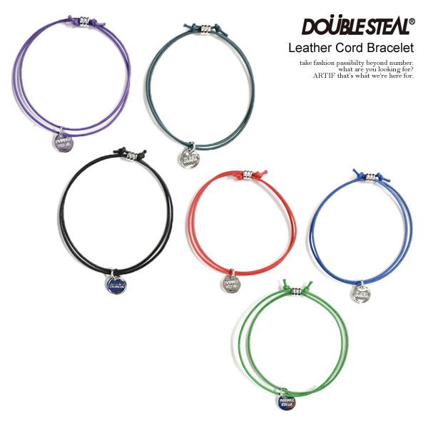 SALE セール ダブルスティール ブレスレット DOUBLE STEAL Leather Cord...