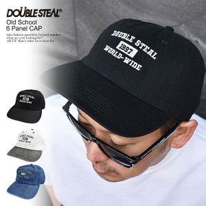 DOUBLE STEAL ダブルスティール キャップ Old School 6 Panel CAP メンズ カーブキャップ｜artif