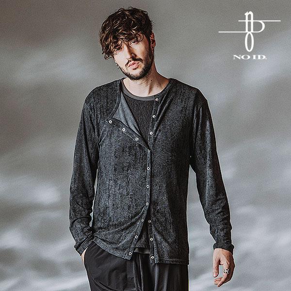 2026 春 先行予約 3月下旬入荷予定 ノーアイディー カーディガン NO ID. BLACK ア...