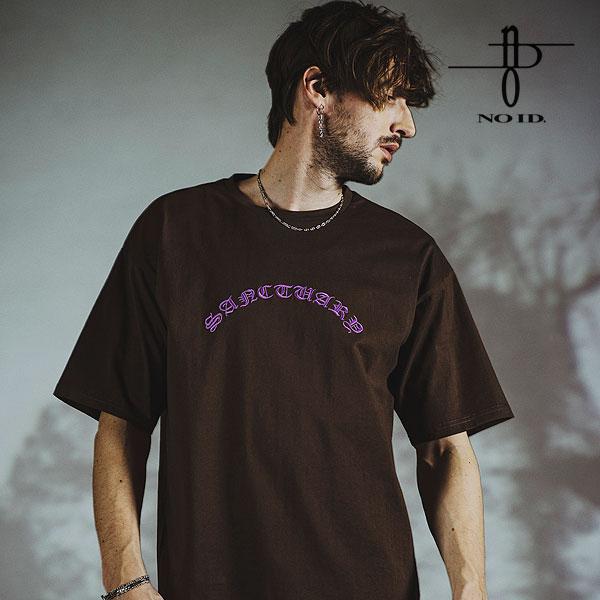 SALE セール ノーアイディー Tシャツ NO ID. Sanctuary刺繍BIG-T メンズ ...