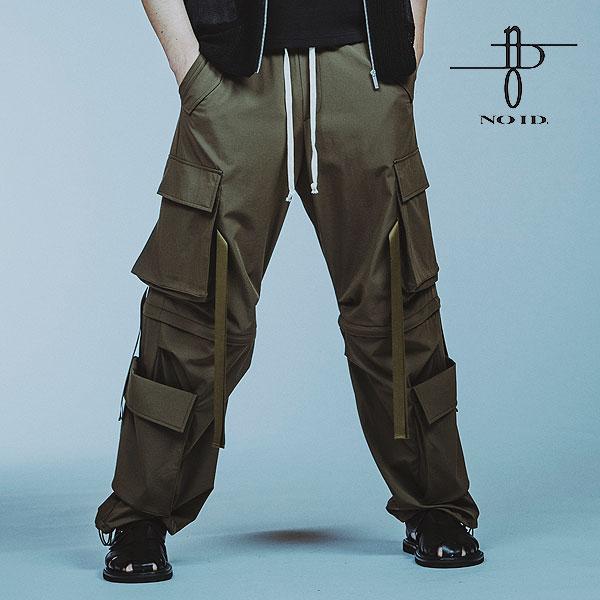 SALE セール ノーアイディー パンツ NO ID. イージーワイドテクノPT メンズ カーゴパン...
