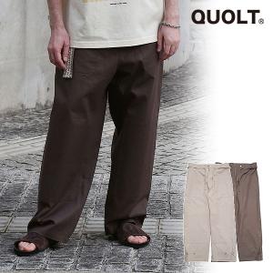 クオルト パンツ QUOLT LINEN-SHAVE PANTS メンズ 送料無料 リネンパンツ