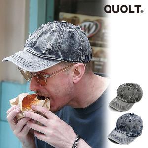 2024 HIGH SUMMER 先行予約 6月上旬〜中旬入荷予定 クオルト キャップ QUOLT WORN CAP メンズ 送料無料 キャンセル不可｜artif