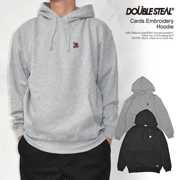 SALE セール ダブルスティール パーカー DOUBLE STEAL Cards Embroide...