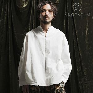 2024 春夏 先行予約 4月中旬〜下旬入荷予定 アンゲネーム シャツ ANGENEHM Fastener skipper design shirt メンズ 送料無料 キャンセル不可｜artif