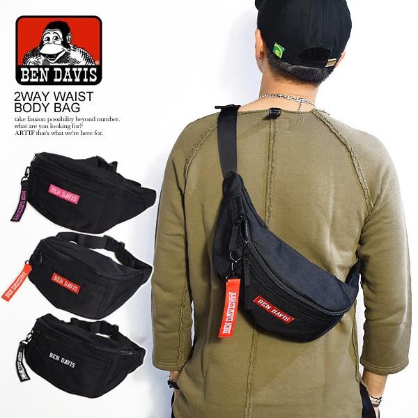 ベンデイビス ボディバッグ BEN DAVIS 2WAY WAIST BODY BAG