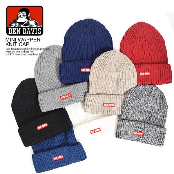 ベンデイビス ニットキャップ BEN DAVIS MINI WAPPEN KNIT CAP