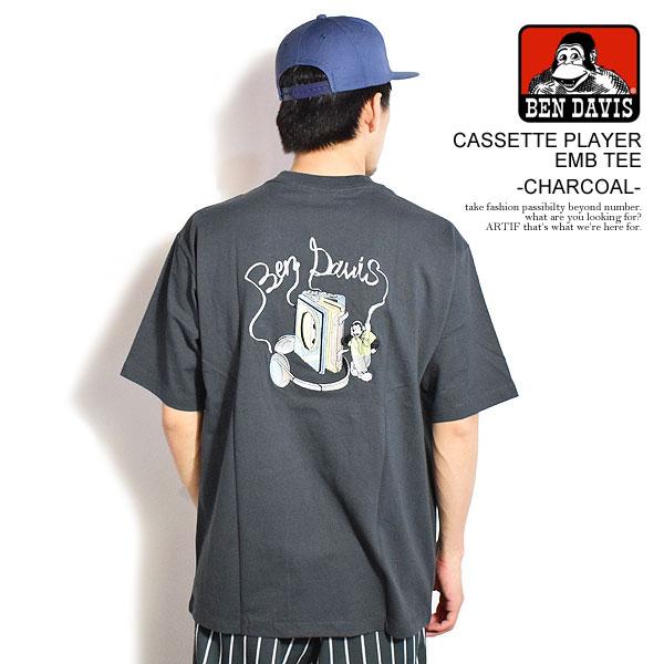 SALE セール ベンデイビス Tシャツ BEN DAVIS CASSETTE PLAYER EMB...