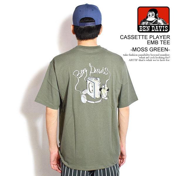 SALE セール ベンデイビス Tシャツ BEN DAVIS CASSETTE PLAYER EMB...