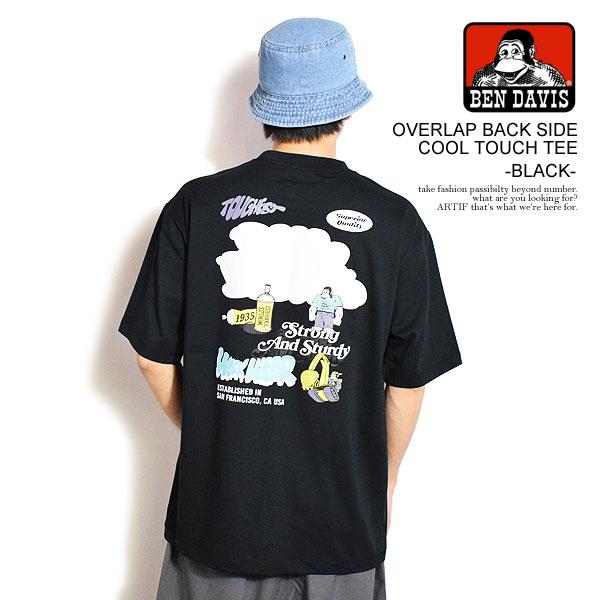 SALE セール ベンデイビス Tシャツ BEN DAVIS OVERLAP BACK SIDE C...