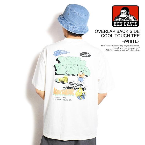 SALE セール ベンデイビス Tシャツ BEN DAVIS OVERLAP BACK SIDE C...