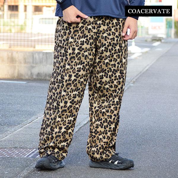 コアセルベート パンツ COACERVATE WIDE STRAIGHT LEOPARD PATTE...