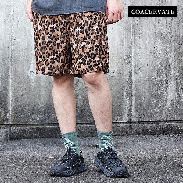 コアセルベート ショートパンツ COACERVATE LEOPARD PATTERN SHORT P...