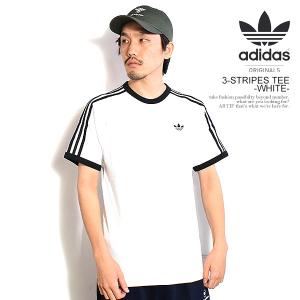 adidas（アディダス） M 3-STRIPES SLIM RINGER TEE ショートスリーブ