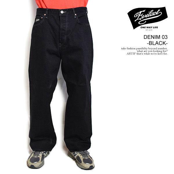 イーブルアクト パンツ EVILACT EVILACT DENIM 03 -BLACK- メンズ デ...