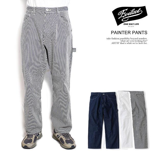 イーブルアクト パンツ EVILACT PAINTER PANTS メンズ ペインターパンツ デニム...