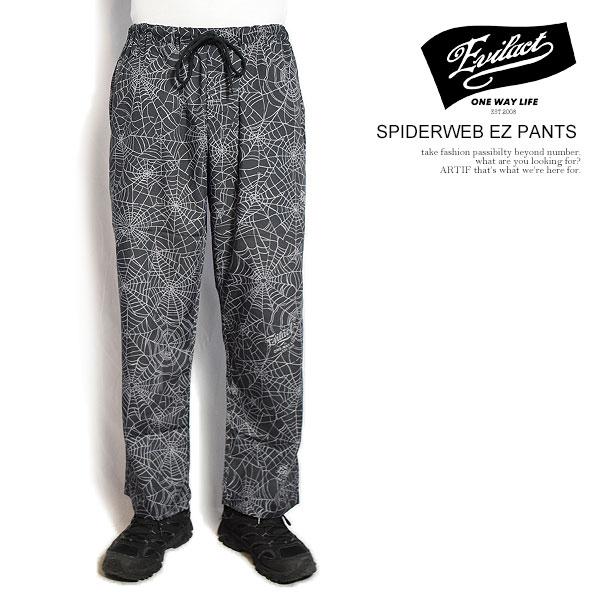 イーブルアクト パンツ EVILACT SPIDERWEB EZ PANTS メンズ イージーパンツ...