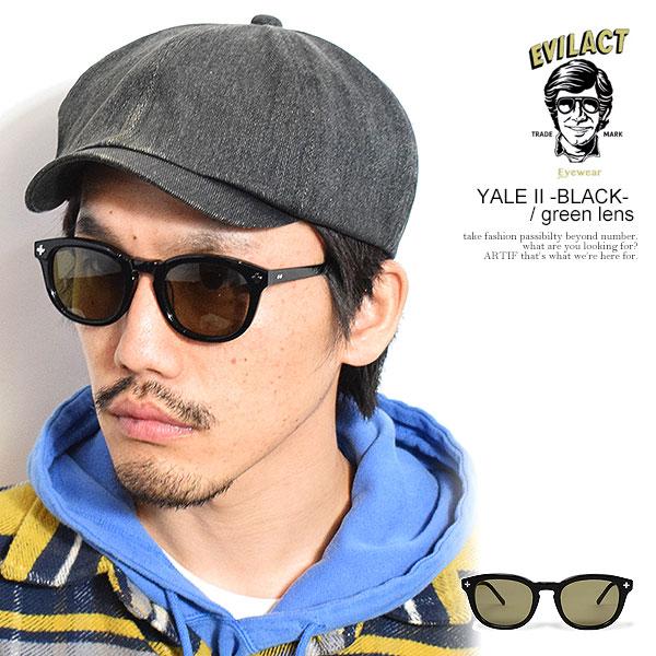 イーブルアクト アイウェア サングラス EVILACT EYEWEAR YALE II -BLACK...