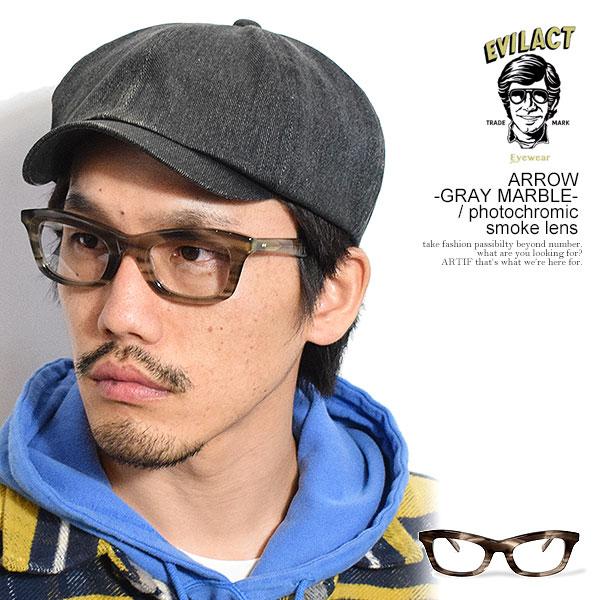 イーブルアクト アイウェア サングラス EVILACT EYEWEAR ARROW -GRAY MA...