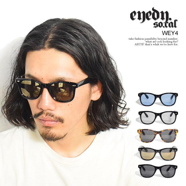 アイディ サングラス eyedy WEY4 メンズ カラーレンズ ウェリントンタイプ ストリート