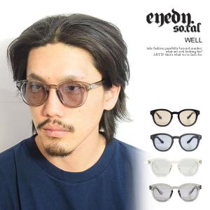 アイディ サングラス eyedy WELL メンズ カラーレンズ ウェリントンタイプ ストリート｜artif