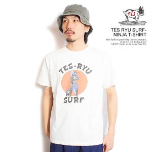 エンドレスサマー Tシャツ The Endless Summer TES RYU SURF-NINJA T-SHIRT メンズ 半袖 TES USコットン 送料無料 ストリート｜artif