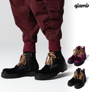 2024 春 先行予約 3月上旬〜中旬入荷予定 グラム ブーツ glamb Velor Strummer Boots ベロアストラマーブーツ 送料無料｜artif