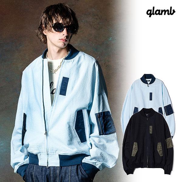 SALE セール グラム ジャケット glamb Seersucker Summer MA-1 シア...