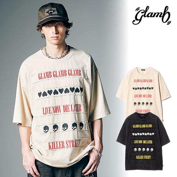 グラム Tシャツ glamb Skull Heart T-Shirt スカルハートTシャツ 爆買