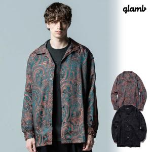 グラム シャツ glamb Open Collar Paisley SH 送料無料