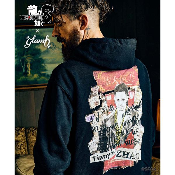 glamb×龍が如く8 グラム パーカー glamb Tianyou Zhao Hoodie テンユ...