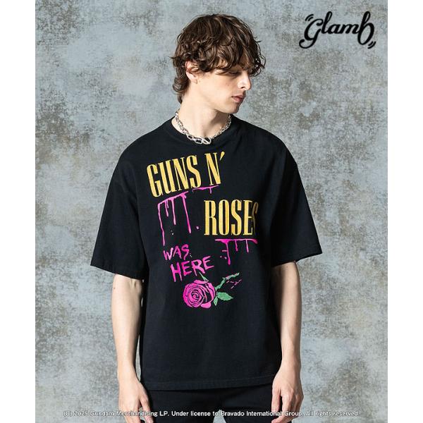 グラム Tシャツ glamb GUNS N’ ROSES Graffiti T-Shirt ガンズア...