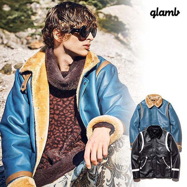 グラム ジャケット glamb Synth Mouton Biker JKT シンセムートンバイカー...