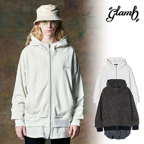 グラム パーカー glamb Layered Creed Hoodie レイヤードクリードフーディ