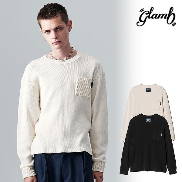 グラム Tシャツ glamb Blue Noise Thermal Cutsew 送料無料