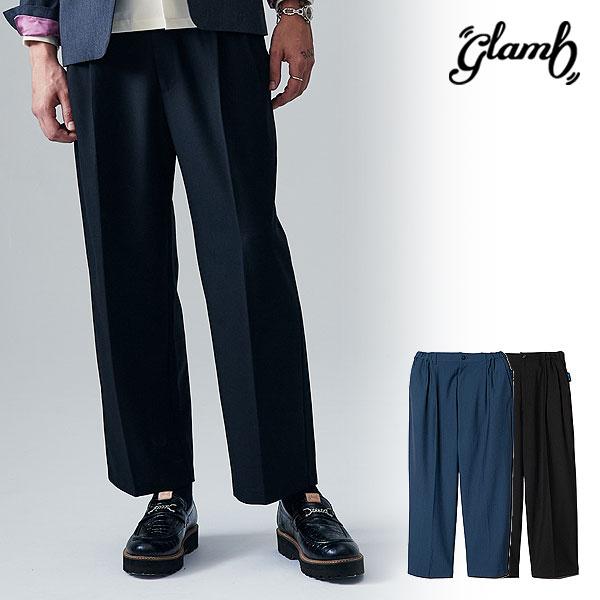 グラム パンツ glamb Blue Noise Tuck Slacks 送料無料