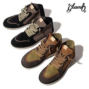 2026 冬 先行予約 12月上旬〜中旬入荷予定 グラム スニーカー glamb Leather Mid-Cut Sneakers ミッドカット 送料無料 キャンセル不可