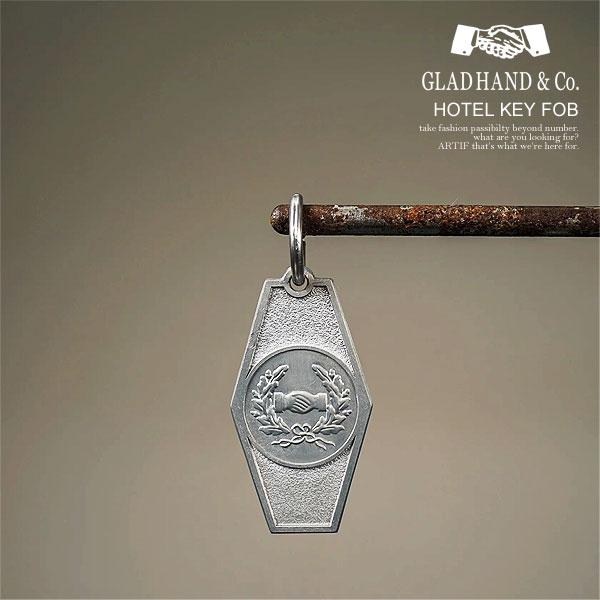 グラッドハンド キーリング GLAD HAND HOTEL KEY FOB メンズ キーホルダー チ...