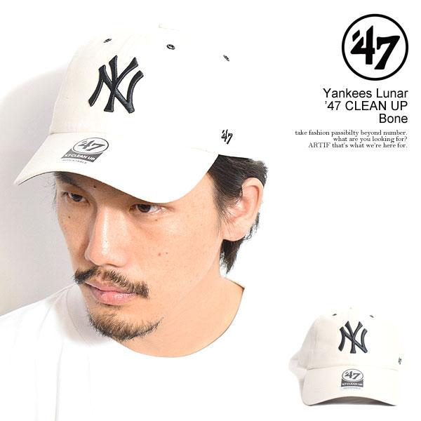 フォーティーセブン キャップ '47 Yankees Lunar ’47 CLEAN UP Bone...